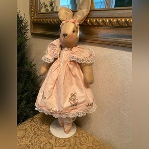 Ballerina Rabbit with Stand